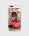A77 Case Cover Hybrid Soft- Oppo  Love Heart Style - 1cover2269. 
