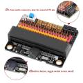 3X Micro-Bit Expansion Board IOBIT V2.0 Breakout Adapter Shield with Buzzer for BBC Micro-Bit Kids's Python Programming. 