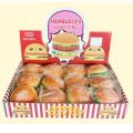 KES 3D Squishy Hamburger Fidget Toys Silicone Decompression Ball Fidget Sensory Toy COD. 