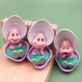 3Pcs/Set Disney Alice in Wonderland Young Oyster Baby Action Figure Toys Cute Curious Oysters Anime Figures Doll Gift Collection. 