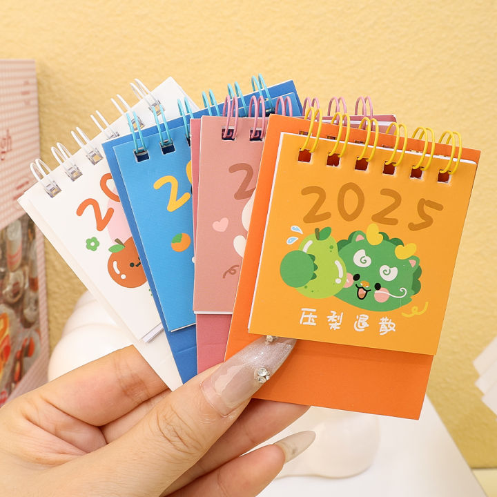 1/4Pcs%202025%20Mini%20Cartoon%20Standing%20Flip%20Desktop%20Calendar%20Small%20Daily%20Planning%20Monthly%20Calendar%20for%20Home%20-%20Image%206