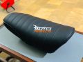 Bike Suzuki Gs150 Foam Padded Leather Seat Cover for long tour comfort & 12mm foam. 