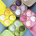 RUKI Makeup Puff Sponge 4 in 1 Box Beauty Blender Puff for Make Up Multicolour Design. 