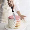 Cake Spatula Stainless Steel Angled Icing Cake Spatula For Decorating Cake Professional Tool. 