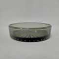 Small Glass Ash Tray - Black Glass. 