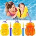 Baby Life Jacket Inflatable Swimming Vest with Pump. 