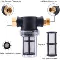 Sediment Filter Attachment Line Water Hose Filter, Garden Hose Filter for Pressure Washer Inlet Water. 