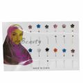 12pcs Swarovski Colourful Pin Shawl Tudung Hijab Pin Jarum Peniti. 