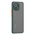 For Xiaomi Mi 11 Lite 2021 - High Quality Matte PC Back Soft TPU Frame Shockproof Color Button with Camera Protection Lens Protection Camera Protective Back Cover Case For Xiaomi Mi 11 Lite 2021. 