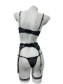 Sexy Hot Japanese Girl Lingerie, Transparent Lace Bra and Thongs with Garter 3pcs Lingerie set for bridal Women Night Dress Sexy Nighties for Women Lingerie Underwear MAT SHOPPING Undergarments. 