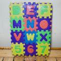 ABC Toy Block Mat Alphabets and Numbers Early Learning Toy Play Foam Puzzle Mat for Kids 36 Pieces 6cm x 6cm. 