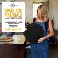 Pizza Baking Tray for Ovens-Non-Stick, Stain-Free Pots for Gas, Barbecue and Barbecue-Kitchen Accessories 12inch. 