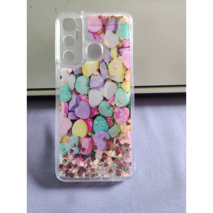 For%20Infinix%20Hot%2011%20Back%20Cover%20Water%20Glitter%20Shiny%20Soft%20Silicon%20with%20free%20pop%20socket%20Case%20for%20Girls%20-%20Image%206