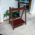 Padini Collection Wooden Plant Stand 2 & 3 Tier Indoor Decoration Display Shelf Rack Solid Wood (Brown) BY Padini Collection. 