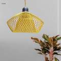Iron Wire Lampshade Hanging Pendant Lighting for Farmhouse Kitchen Island. 