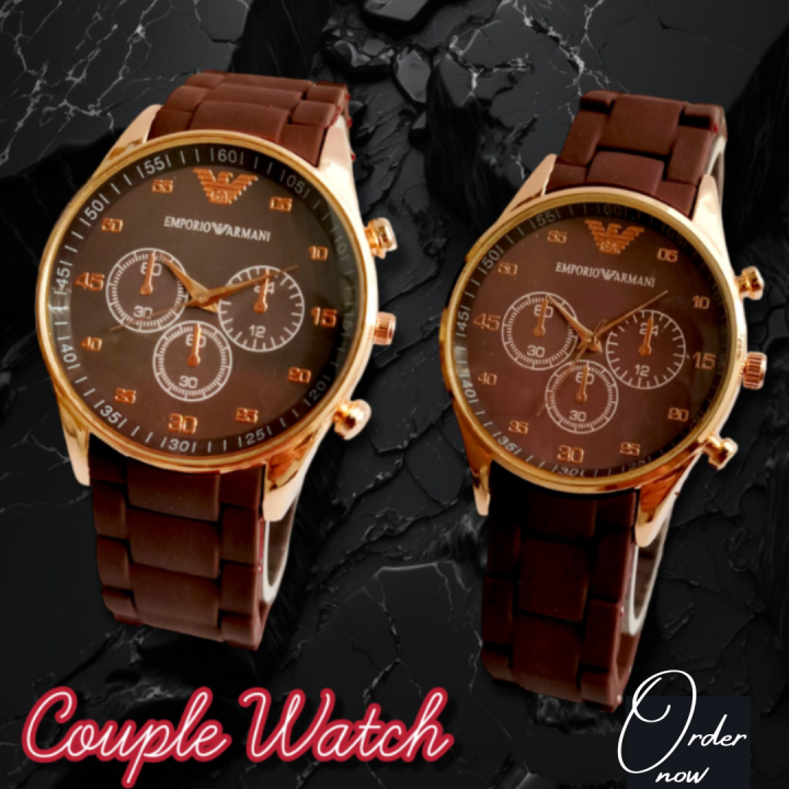 COUPLE%20WATCH%20EMPORIO%20ARMANI%20RUBBER%20CHAIN%20&%20PUSH%20BUTTON%20LOCK%20DECENT%20LOOKS%20(with%20free%20normal%20box).%20-%20Image%203