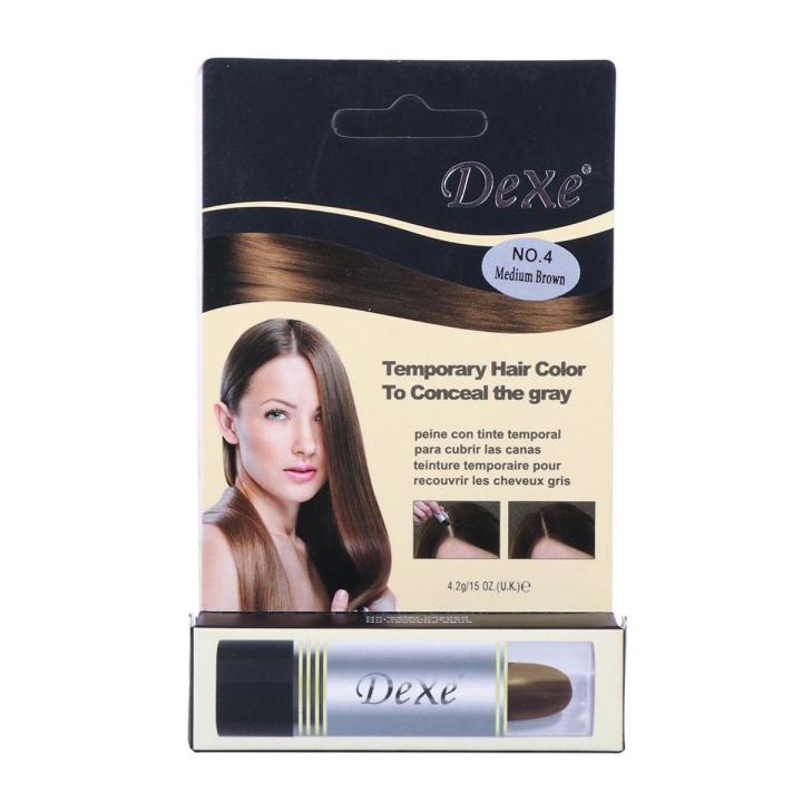 Dexe Root Touch Up Hair Color Stick - 4.2g Root Touch Ups Haair Color Light Brown | 4 gm