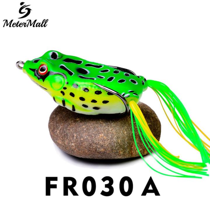 MeterMall Frog Lures Artificial Soft Bait 5g 4.3cm Realistic Frog Fishing Lures Fishing Tackle For Freshwater Saltwater