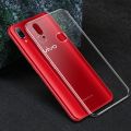 lthmy for Vivo Y93 1814 1815 Flexible Soft Matte Black Crystal Clear Phone Case Silicone Back Cover. 