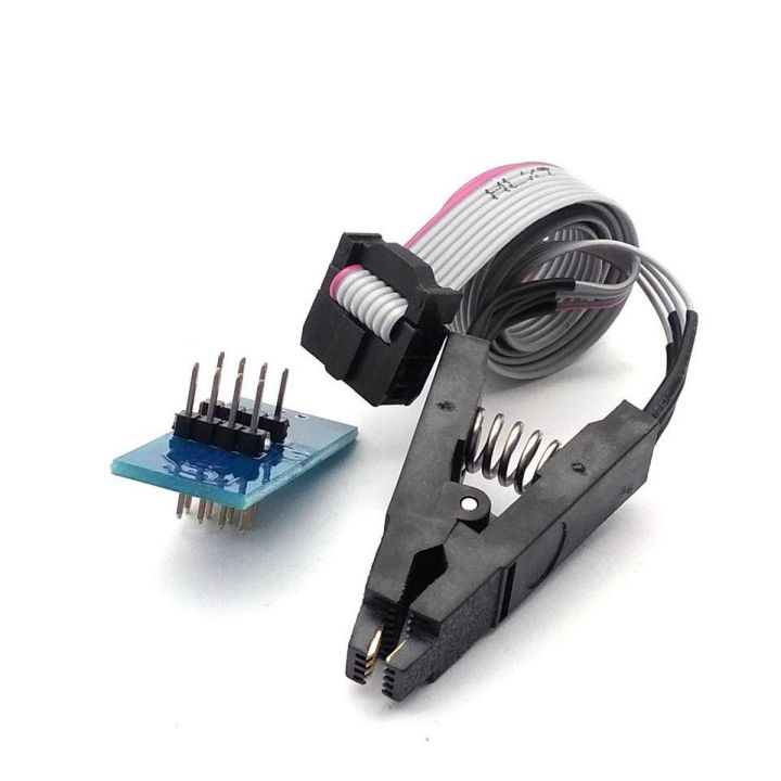 SOIC8 SOP8 Test Clip For EEPROM BIOS 24 25 93 Programmer