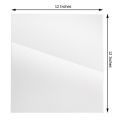 Acrylic Sheet  12” x 12”  2mm/3mm Clear Cast Plexiglass Sheets, Glass Alternative for DIY Display Projects, Sign, Stand, Photo Frames, Handcraft,  Glass Painting. 