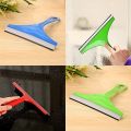 Window Glass Cleaning Wiper - Silicone Cleaning Tool for Bathroom Mirror, Front Door, Car Windshield & Tiles. 