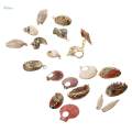 2xPhenovo Gilding Conch Sea Shell Beads Jewelry Making DIY Crafts Beach Gold. 