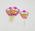 BIRTHDAY GIRL CUPCAKE TOPPERS ( PACK OF 10 TOPPERS ). 