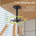 Kitchen Spoon Holder Stand, Rotating 360° Wall-Mounted, Punch-Free, Multi-Purpose Rack for Utensils, Jewelry, and Accessories – 1Pc. 