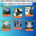 All PC Games Available (STEAM). 