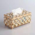 Crystal tissue box Europe style Luxury Paper Towel Crystal Storage Box Home Supplies. 