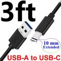 Flat USB C to C PD 100W 5A Fast Charger Cable 10mm Tip for Doogee V10 | S98 S97 S96 S86 S59 S68 Pro | S88 Plus Rugged Phones. 