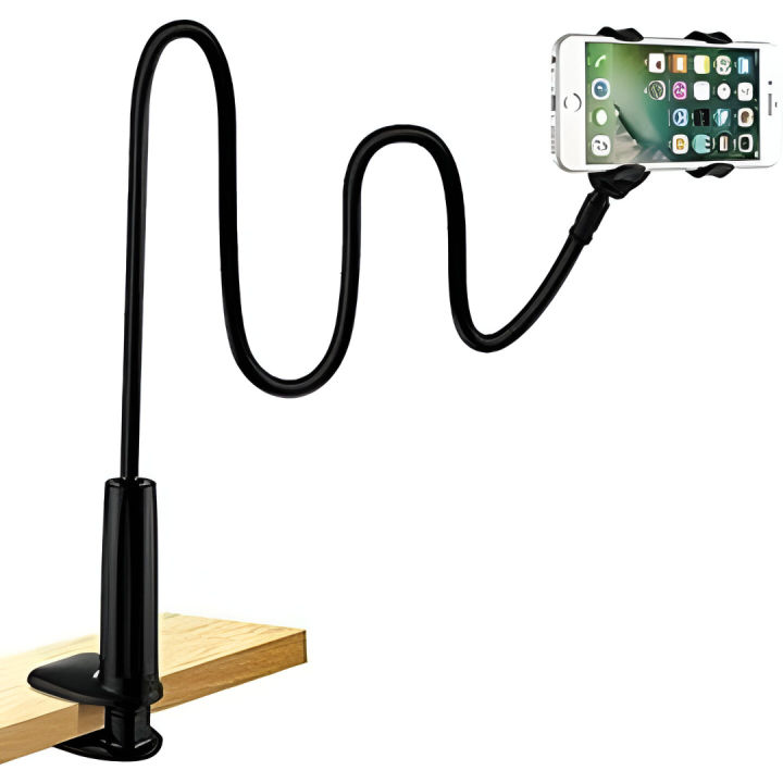 UGREEN Gooseneck Flexible Phone Stand – 800 mm Bendable Arm, 360° Rotation, Heavy‑Duty Clamp Holder