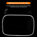 MeterMall Bicycle Frame Bag Carbon Pattern Waterproof Scratch-resistant Reflective Touch Screen Mountain Bike Mobile Phone Bag. 