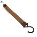 Awning Tent Hanging Hook Outdoor PU Leather Hook for Camping Travel Towels. 