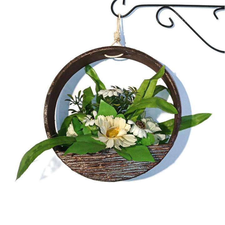 Artificial Hanging Flower pot with mini rope for home decor indoor and