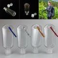 Spray Bottle Transparent Hand Sanitizer Bottle Empty Bottle Portable Hook Key Ring Sub-bottle New Disinfection. 