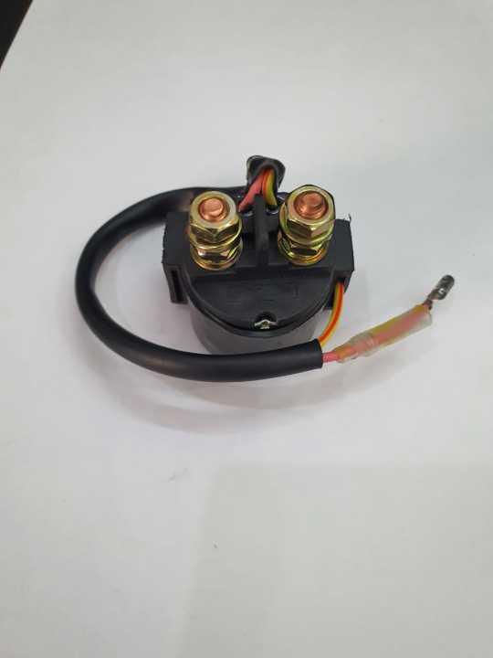Start Relay - Electromagnetic Solenoid Switch - Starter Relay for 200cc Engine Motorcycle & Rickshaw