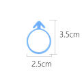 10 Fixed Rubber Leaks Lashing DIY Tool Rings Ties Pastry Piping Silicone Bag Pieces. 