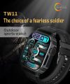 Luxury Huawei TW11 Rugged Smart Watch for Men & Women Both , BT Calls , Heart Rate , Sleep Monitoring , IP68 Water proof , GPS Tracking , Scratch Resistant , Frost Resistant , Shock Resistant , GPS Track , NFC Access Control , Compass Pattern. 