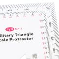 Coordinate Scale Protractor Outdoor Survival Supplies for UTM/MGRS 1:25000 1:50000 1:100000 1:250000 Scale Map. 