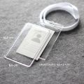[Arjuna] Bantex Transparent ID Card Holder Lanyard Portrait. 
