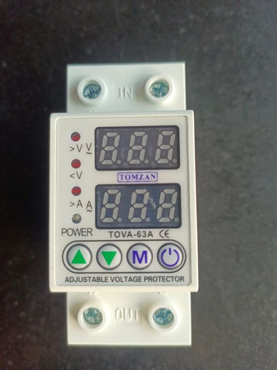 Original TOMZN 4th Generation Adjustable Over and Under Voltage Protector - Ampere Orignal Mora Device For Voltage and Ampere Protection -High-Quality Protection Relay for Reliable Electrical Safety and Control
