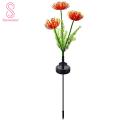Outdoor Solar Flower Lights Color Changing Solar Garden Light for Outdoor Decoration Long Lasting Waterproof Automatic Charging Buyers' Favorite Outdoor Garden Decor. 