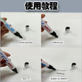 Lion's matt black paint pen, matte marker LION320P repair marker, matt black touch-up pen. 