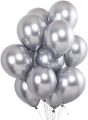Happy birthday Decoration Set (Package Including) Happy Birthday Silver Foil Balloon Banner ,50 Latex Balloons (18blue ,18silver ,12black). 