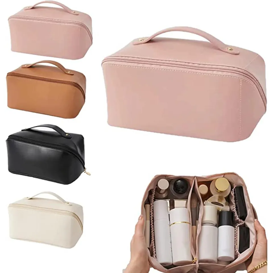 Multifunctional Portable Large Capacity Travel Cosmetic Bag with