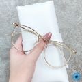ELJ Graded Eyeglasses with Grade -50 100 150 200 250 300 350 400 450 500 550 600 for Women And Men Retro Art Student Unisex Metal Frame Optical Glasses Fashion Eyewear. 