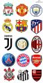 Football Stickers - English Premier League Stickers - Aesthetic Sticker For Boys/Girls 2 inch x 2 inch  Each Sticker Size Mobile Laptop Sticker Pack Of  15 Stickers. 