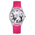 Cartoon Marilyn Monroe style Children's Watches Kids Student boys girls Quartz Leather strap Wrist Watch Jc10. 